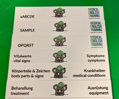 Medical English Taschenkarten – Bild 2